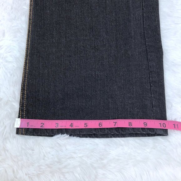 ✅SOLD✅Faded Glory Dark Blue Jeans Mid Rise Bootcut - Picture 9 of 10